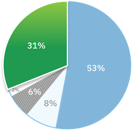 Pie graph highlights the 31% of complaints that fall under the category of “other health care”.